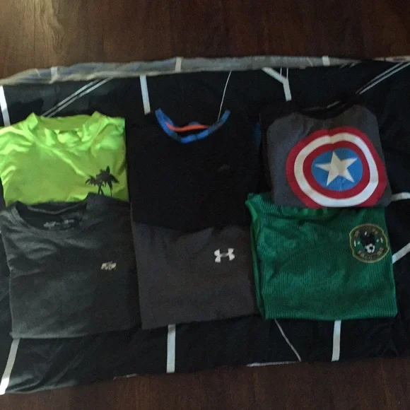 Set 6 pieces shirts boy size m 8 10 - Picture 4 of 11